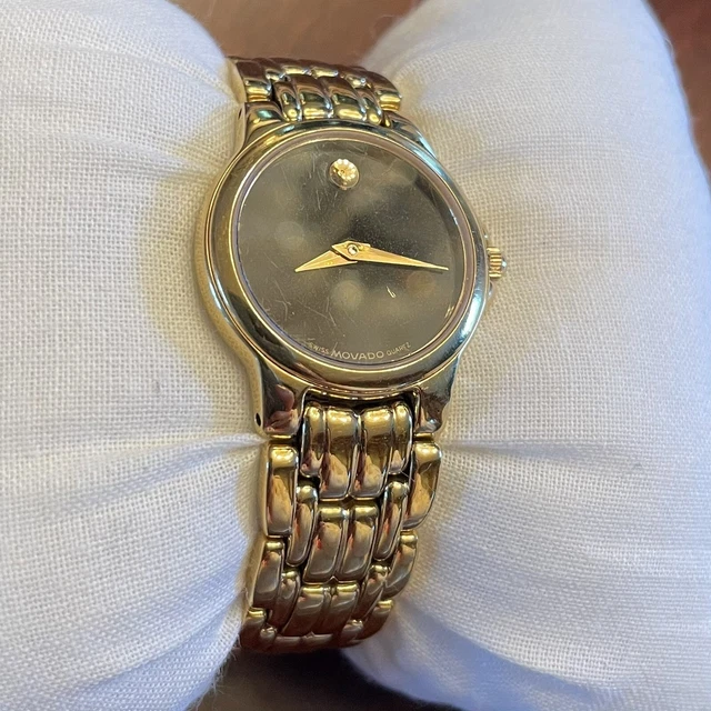 Gold Movado Esperanza  Women  Watch Authentic !!