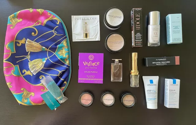 Skincare Fragrance Bundle- DIOR Versace Mac Lancôme Estée Lauder+FREE GIFT