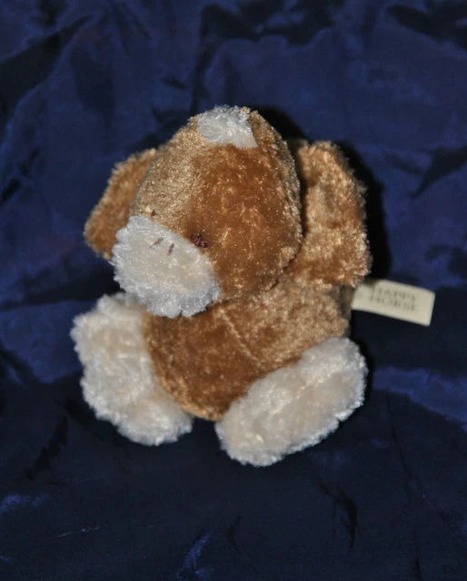 Peluche Doudou Canard HAPPY HORSE Brun Beige Marron 12 Cm TTBE