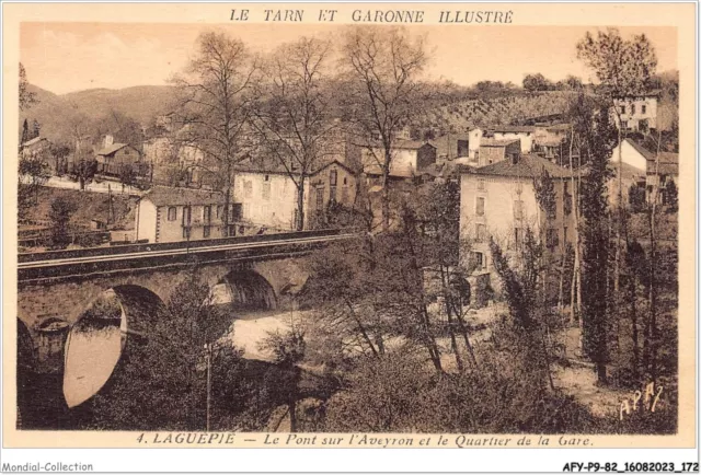 AFYP9-82-0898 - Le Tarn et Garonne illustré - LAGUEPIE - le pont sur l'aveyro