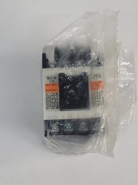 Fuji Electric SC-0(13) SC13AA 13Amp Contactor 100-110VAC Coil NEW IN PACKAGE b11