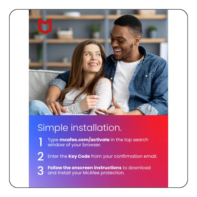 McAfee Total Protection 2024 - 10 Devices 1 Year - [Download] 2