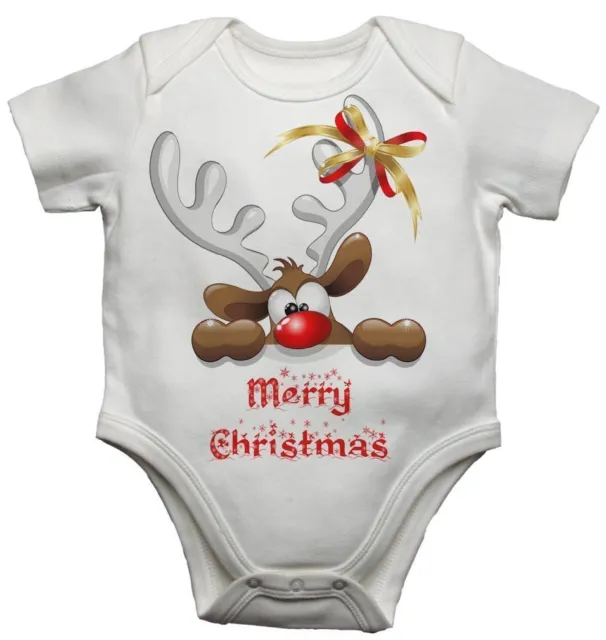 Bellissimi gilet bambino Buon Natale nuovi personalizzati body per ragazzi e ragazze