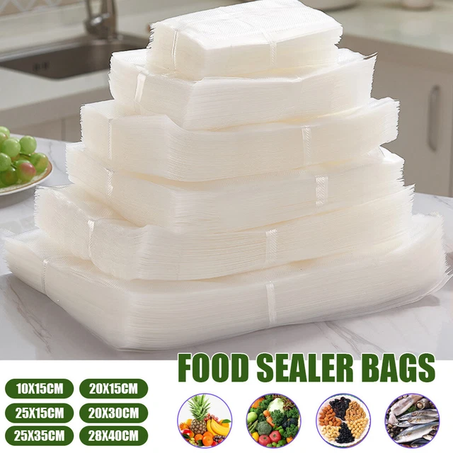 Produktbild von Sillar Vakuumierbeutel – 100 Stück, 20x25 Cm, Kochfest (-20 Bis 100°C), BPA-frei – Für Fleisch, Fisch, Obst & Sous Vide