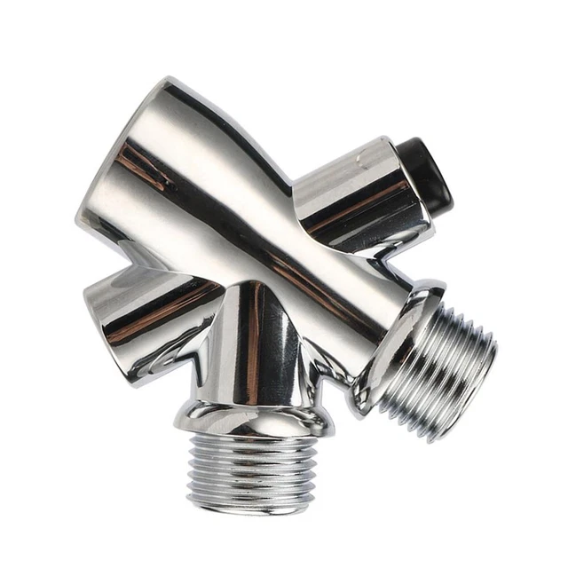 Convenient Silver Connector for Shower Head or Garden Irrigation G1/2 Threads