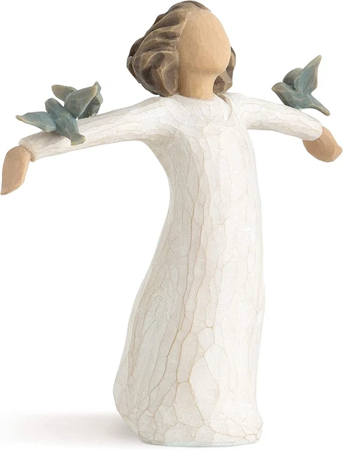 Willow Tree Happiness, Sculpted Hand-Painted Figure Natural