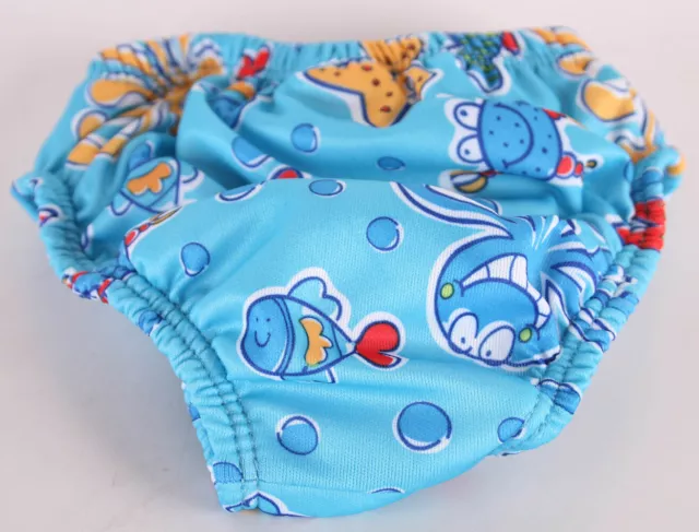 FINIS Niños Badehoses Pantalones de Natación Pañal Bañador Azul Talla L 2