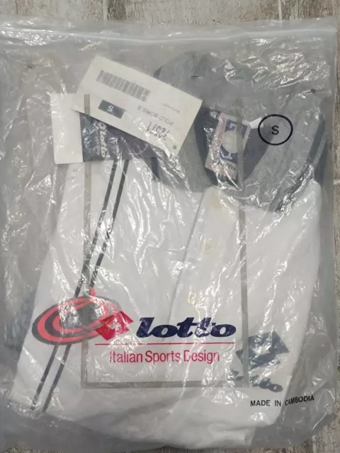vintage Lotto Polo Shirt Boris Becker BMW OPEN 1994 tennis Small 3