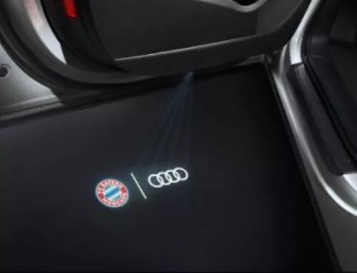 Original Audi RS LED Einstiegsbeleuchtung Tür Logo + 2x Adapter für viele  Audi