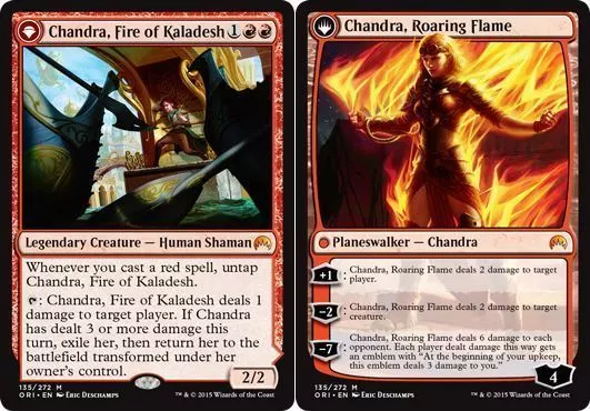 Chandra, Fire of Kaladesh, Magic Origins