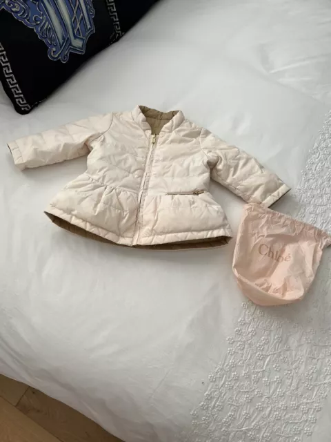 Chloe Baby Girls Reversible Coat, Age 6 Months