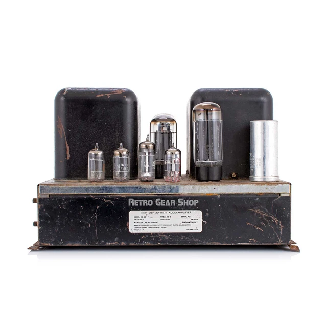 MCINTOSH MC30 MONOBLOCK Audio Amplifier Tube Amp MC30 Vintage Rare