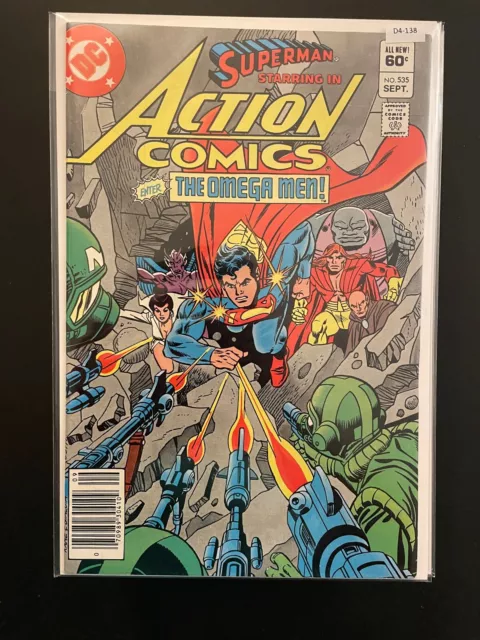 Action Comics vol.1 #535 1982 Newsstand High Grade 9.2 DC Comic Book D4-138