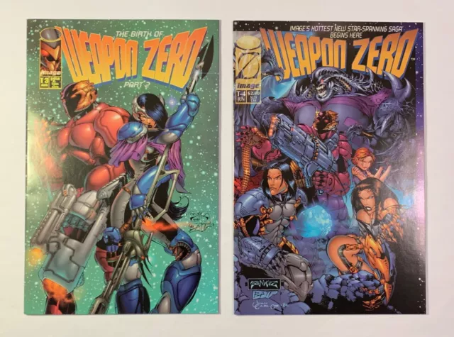 Weapon Zero #1 (T-4) #2 (T-3) Image Comics (1995) VF/NM