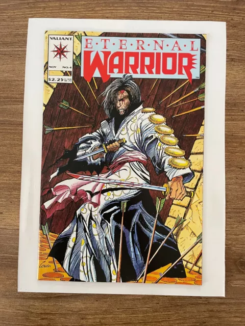 Eternal Warrior # 4 NM 1st Print Valiant Comic Book 1st Bloodshot App. 6 J800