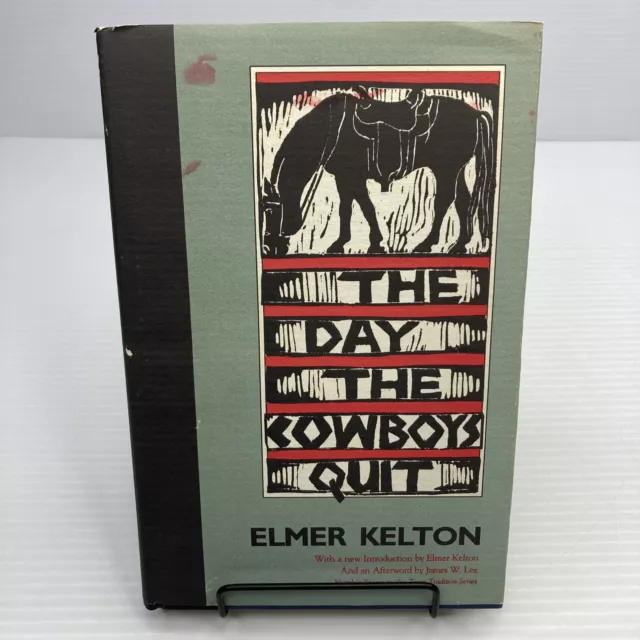 Texas History The Day the Cowboys Quit Elmer Kelton Signed! 1986 Western Novel