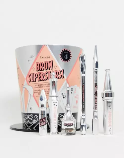 Benefit Brow Superstars LIMITIERTE EDITION 6-TEILIGES BRAUENSET - SCHATTEN -03