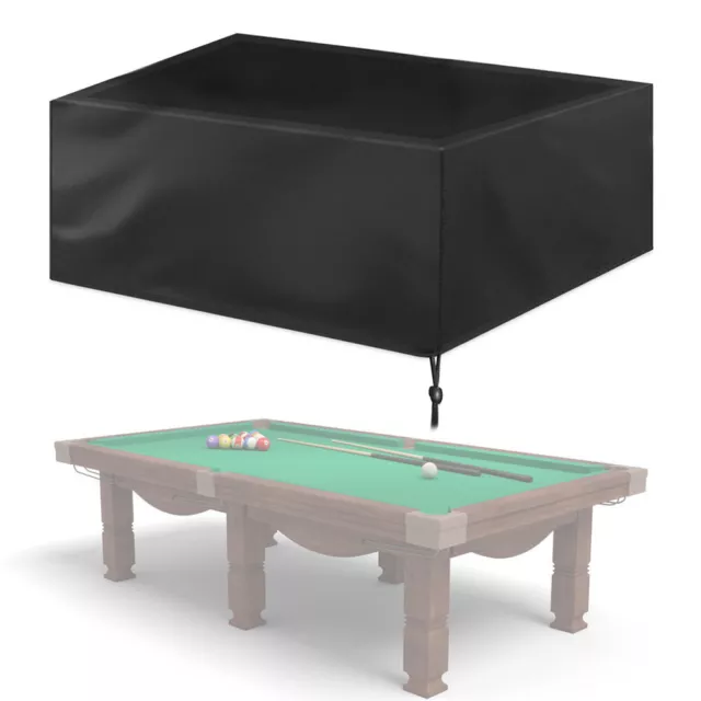 9ft Waterproof Billiard Table Cover Folding Pool Table Cover Dustproof R9R6