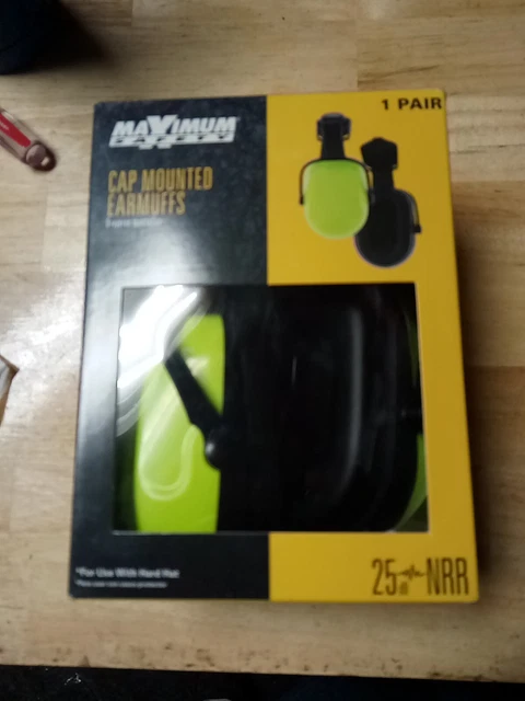Maximum Safety Cap Mounted Earmuffs MXCEM25