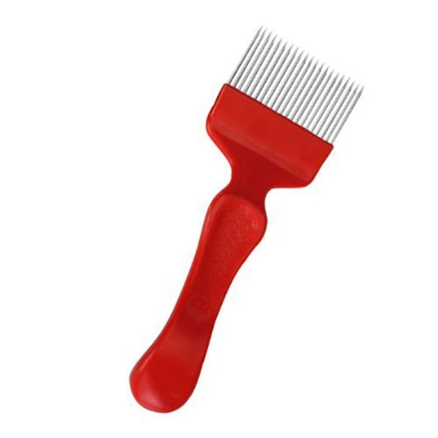 Fourche à déboucher en acier inoxydable Bee Keeping (rouge)