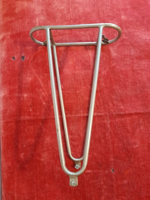 PORTE-BAGAGES ARRIÈRE VINTAGE en Acier Chromé – Pour Vélo