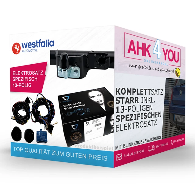 Tappo Protettivo Westfalia Per Gancio Rimorchio - Anti Sporco E Acqua, Compatibile Con AHK Rimovibili - Foto 2