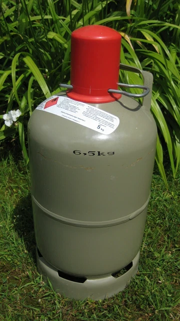 Wie Lange Hält Gasflasche 5 Kg Heizpilz **VOLL** GASFLASCHE 5 KG grau Camping Wohnwagen Wohnmobil Boot Gasgrill