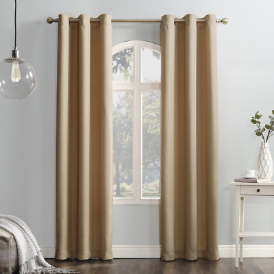 No. 918 Nathan Casual Textured Semi-Sheer Grommet Curtain Panel
