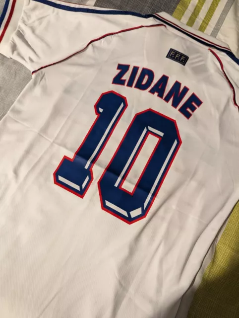 Zidane France 1998 Away Shirt - Large