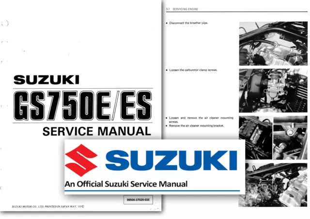 Suzuki GS750 E ES Workshop Service Shop Manual GS750E GS750ES