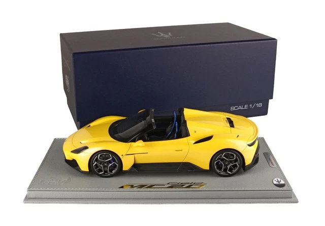 BBR P18222A - Maserati MC20 CIELO Acqua Marina 1/18 prevente