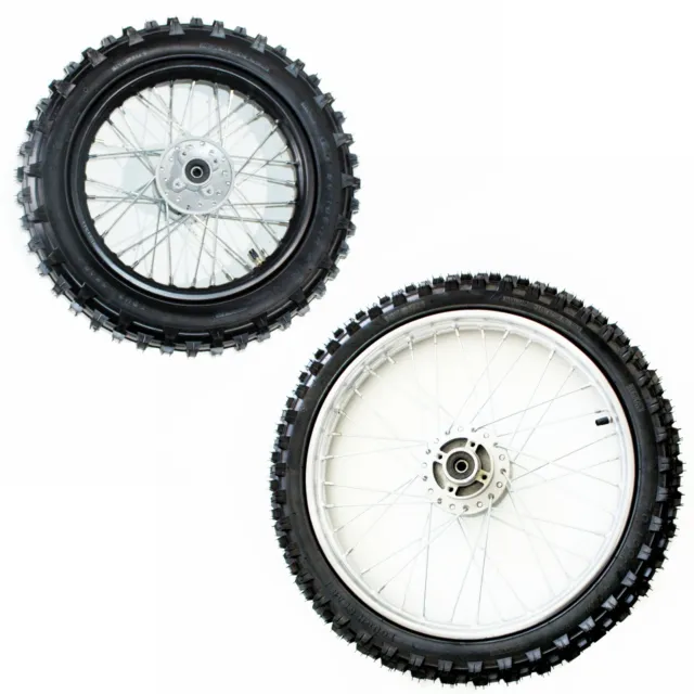 12mm Axle 17 Inch Front 14 inch Rear Wheel Rim Tyre Tire PIT Trail Dirt Bike