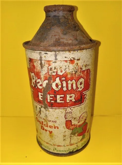 Off grade Old Reading Cone Top  Beer Can.