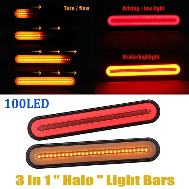 Feux stop arrière frein à écoulement arrière 12-24 V IP67 2835 SMD étanche