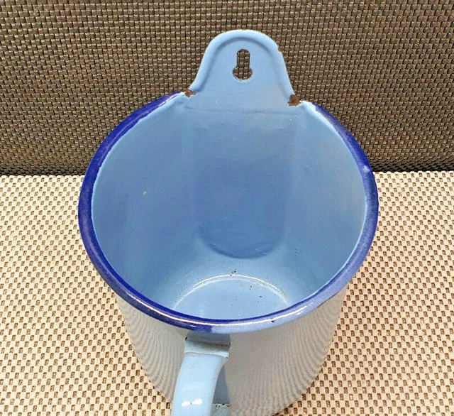 Antik Pressol Klistier Emaille -blau 2L Sammlung Oder Deko 7