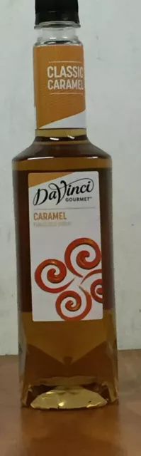 Caramel coffee syrup DaVinci 750ml