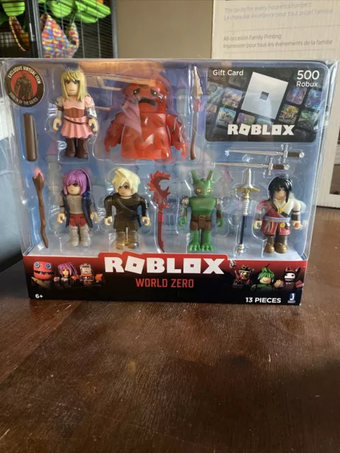 ROBLOX World Zero With 500 Robux Gift Card by Jazwares in Hand for sale  online