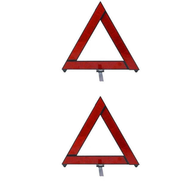2 triangoli di avvertimento stradale triangoli riflettenti triangoli di emergenza