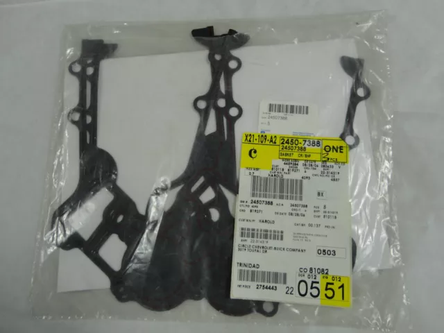 LOT OF 3 GM 24507388 Engine Rear Main Bearing GASKET fits Buick Chevy Olds 95-05