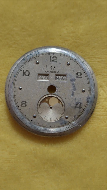 DIAL OMEGA COSMIC Triple calendar moon phase Completo Di