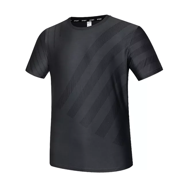 Quick Drying T Shirt Men's Team Sports Casual Loose Fitness Athletic Tees Summer