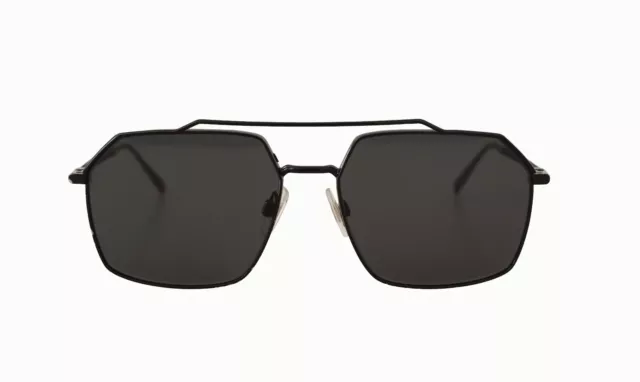 Dolce & Gabbana Lunettes de Soleil DG2250 Noir Métal Jante Complète Carré