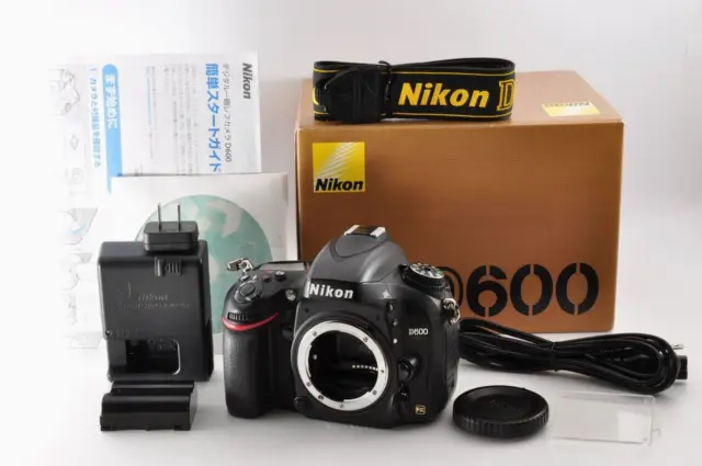 Nikon D600 24.3 MP Digital SLR Camera Body Only with box From Japan