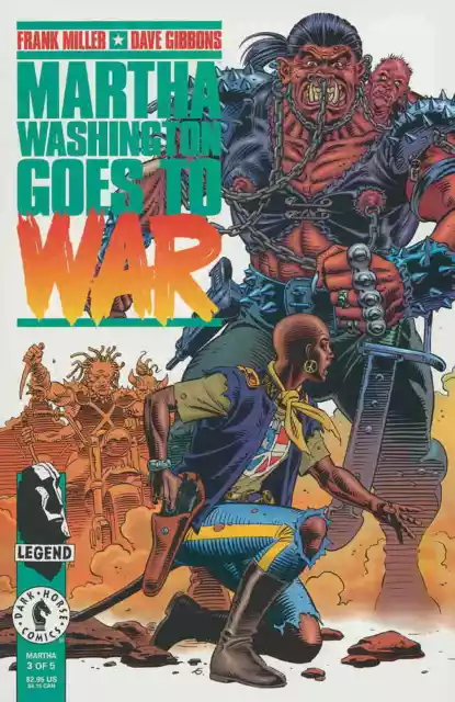 Martha Washington Goes To War #3 of 5 Dark Horse Comics July Jul 1994 (VFNM)