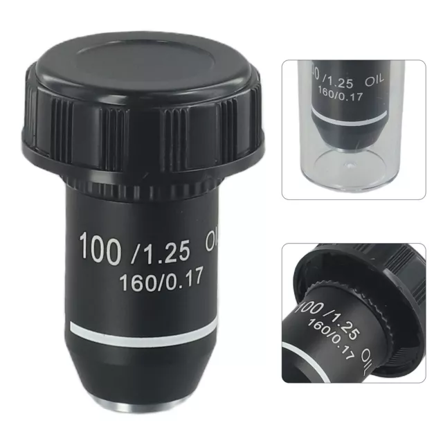 195 MICROSCOPE OBJECTIVE Lens with 20 2mm Mount Size 4X/10X/20X/40X/60X ...