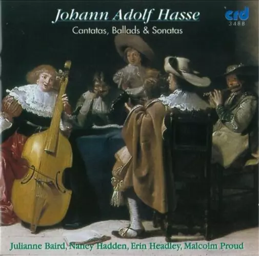 Johann Adolf Hasse Johann Adolf Hasse: Cantatas, Ballads & Sonatas (CD) Album