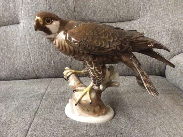 ROSENTHAL PORZELLAN FIGUR Vogel Wanderfalke H. Meisel EUR 2.200,00