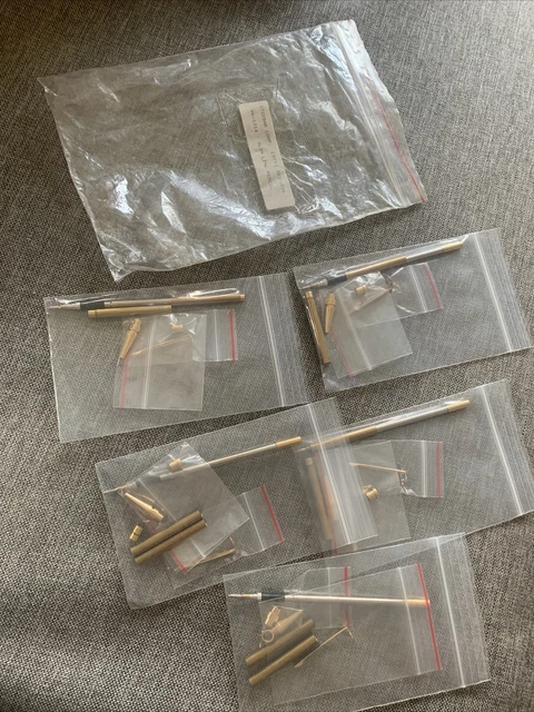 5 kits de torneado de madera kits de lápiz dorado Slimline