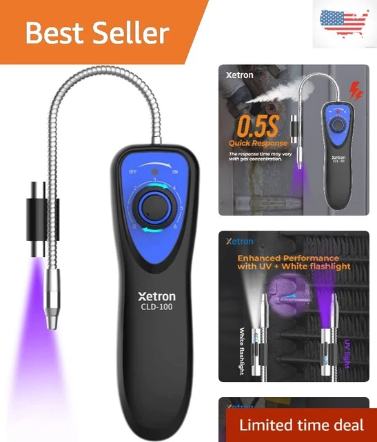 HIGHTECH ADVANCED MULTIPURPOSE HVAC Refrigerant Leak Detector with UV