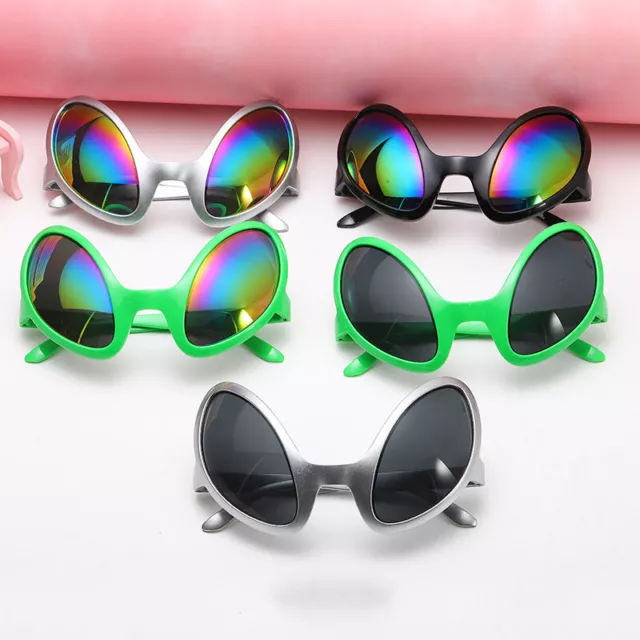 Funny Aliens Costume Glasses Rainbow Lenses Sunglasses Halloween Party Props F3